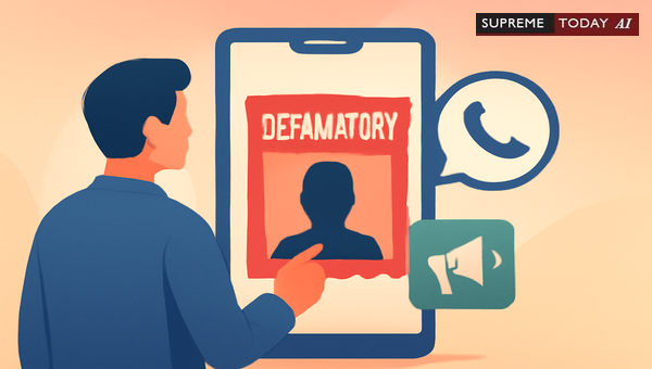 Defamation via WhatsApp Posters: Criminal Charges and Civil Damages Under IPC 499