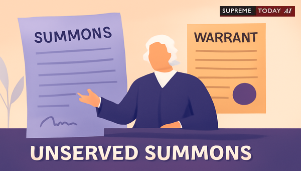 Remedies for Unserved Criminal Summons: Invalidating Ex-Parte Proceedings and Trial Stays