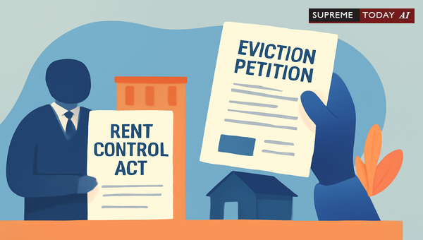 Maintainability of Civil Suits vs Rent Control Petitions in Landlord-Tenant Eviction Disputes