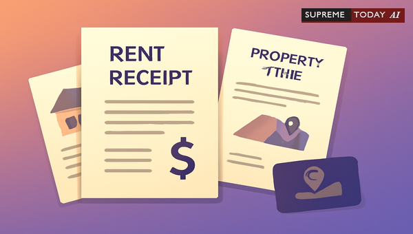 Rent Receipts as Fiscal Records: Courts Deny Proof of Land Ownership or Title