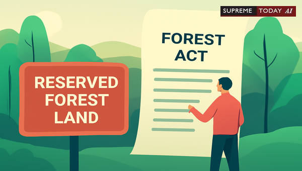 Bar on Rent Tribunal Jurisdiction Over Lands Notified as Reserved Forests under Section 20