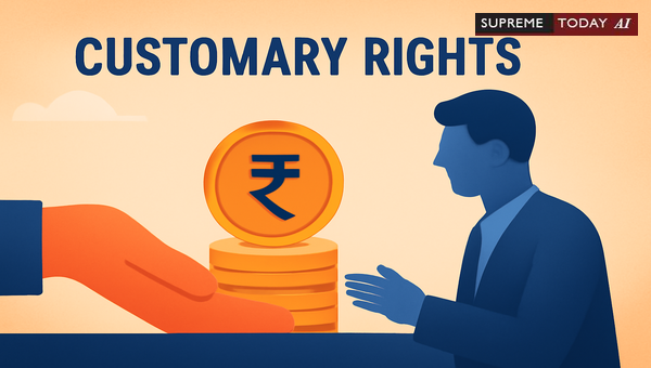 Can Consistent Annual Payments Create Enforceable Customary Legal Rights?