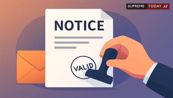 Validity of Unresponded Legal Notices in RERA Real Estate Proceedings