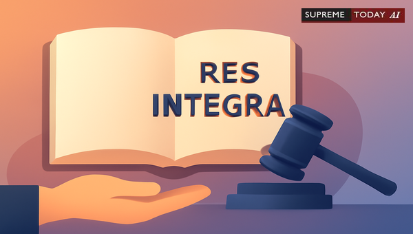 Res Integra and Stare Decisis: Judicial Precedents in Indian Court Jurisprudence