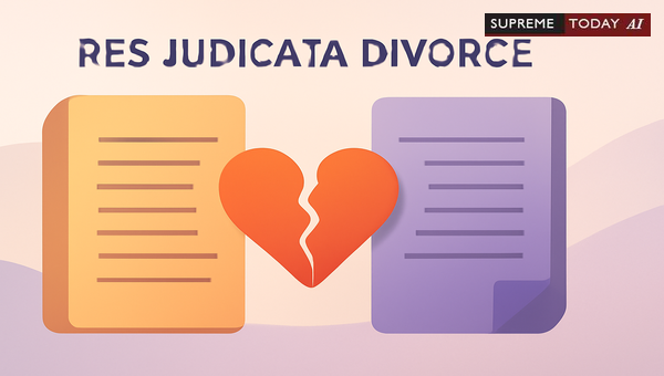 Does an Ex Parte Divorce Decree Operate as Res Judicata? Legal Principles Under CPC