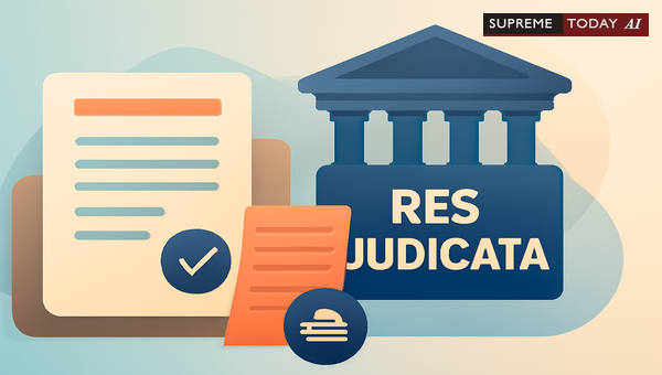 Can Res Judicata Be Decided Under Order VII Rule 11 CPC Plaint Rejection Applications?