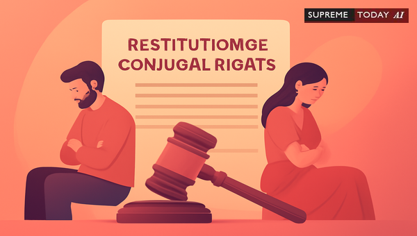 Family Court Jurisdiction for Restitution of Conjugal Rights Petitions between Spouses