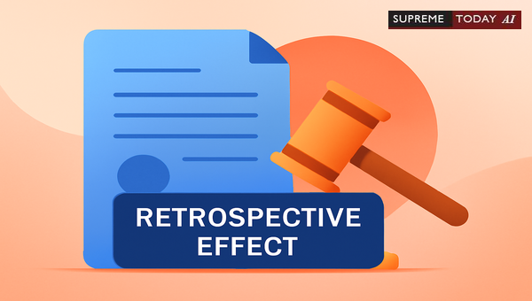 Assessing Whether IMV Act Notifications Possess Retrospective Effect on Vested Rights