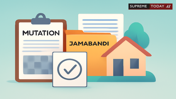 Revenue Records Mutation and Jamabandi Entries Lack Presumptive Title for Property Ownership