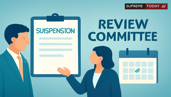 Mandatory Review Committee Constitution for Extension of Government Employee Suspensions
