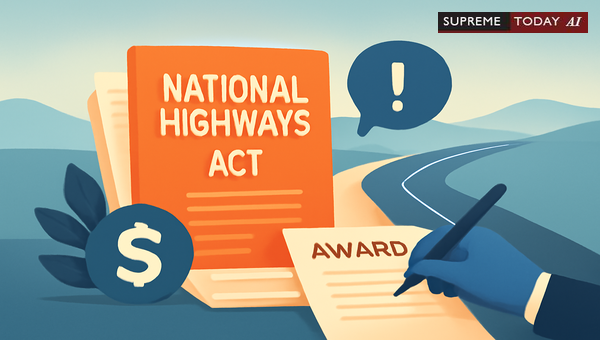 Can Arbitral Awards Under the National Highways Act 1956 Be Reviewed Via Petition Amendments?