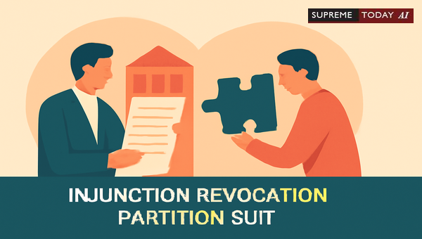 Revoking Interim Injunctions in Partition Suits for Self-Acquired Property Disputes