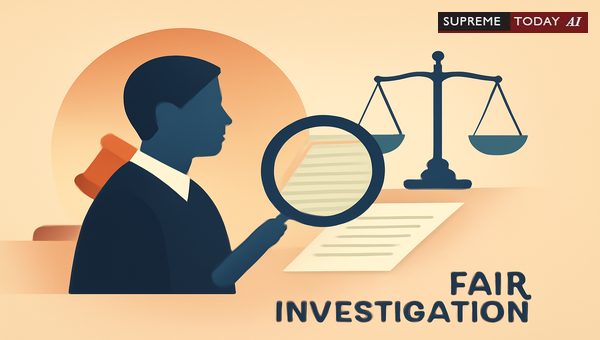 Right to Fair Investigation in Indian Criminal Justice and Constitutional Mandates