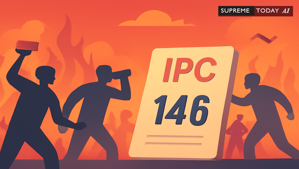 Legal Definition of Rioting Under IPC Section 146: Unlawful Assembly and Use of Force