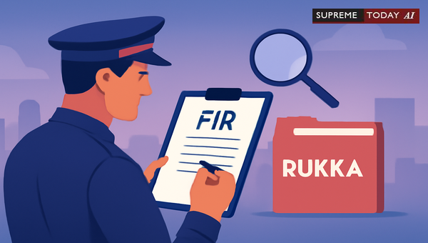 Role and Legal Significance of Rukka in Indian Police Investigations and FIR Registration