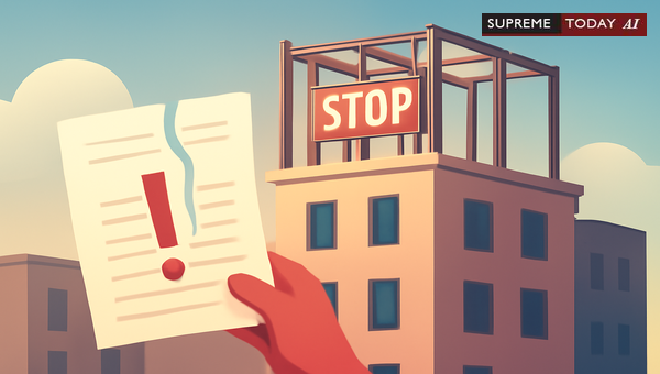 Does Construction Up To Roof Level Constitute A Breach Of Status Quo Orders In Property Disputes