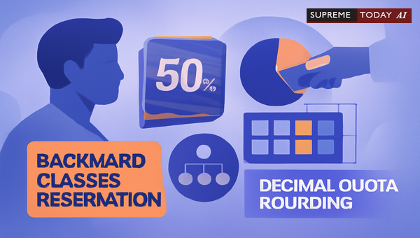 Legal Standards for Rounding Up Fractional OBC Reservation Quotas in Public Employment