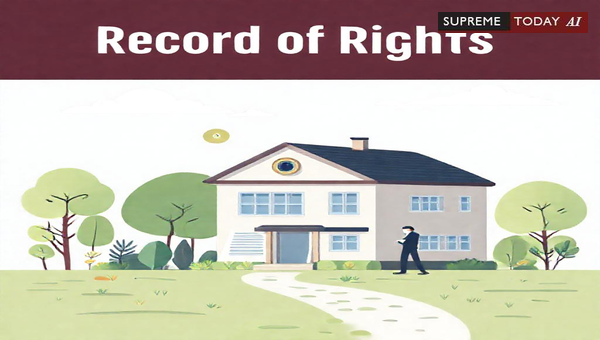 Distinguishing Record of Rights from Legal Title in Indian Real Estate Transactions