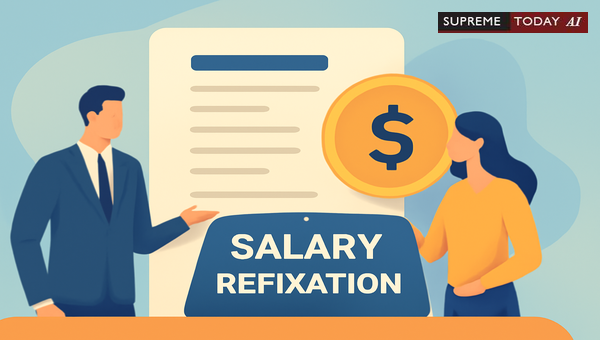 Salary Refixation Without Prior Notice Violates Principles of Natural Justice