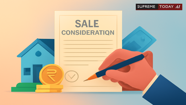 Registration of Sale Deed Does Not Constitute Conclusive Proof of Payment of Consideration