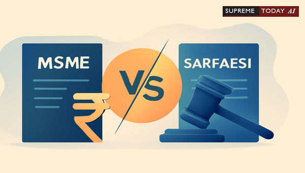 Does SARFAESI Act Prevail Over MSME Act for Secured Creditors? Supreme Court Position