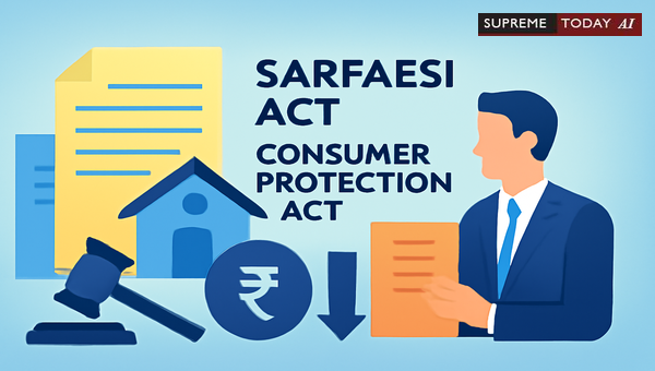 Can Bank SARFAESI Auction Irregularities Trigger Consumer Protection Act Claims?