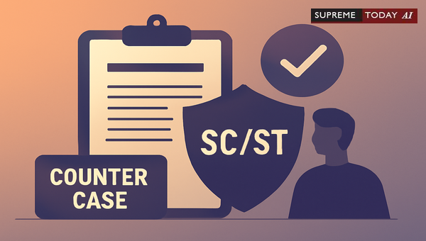Maintainability of Counter-Complaints Under the SC/ST Prevention of Atrocities Act