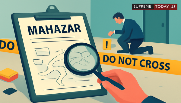 When is a Scene Mahazer Essential for Criminal Conviction in Indian Courts?