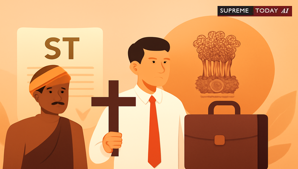 Religious Conversion and Scheduled Tribe Reservation Benefits in Government Employment