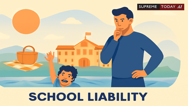 School Management Liability for Student Drowning During Off-Campus Picnic Excursions