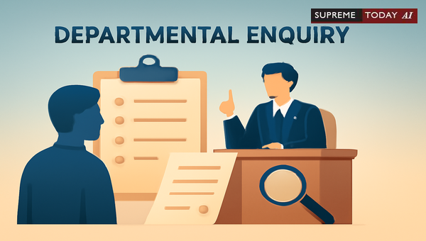 Limits of High Court Judicial Review in Departmental Enquiries Under Article 226