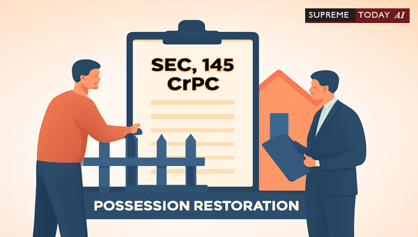 Can Sub-Divisional Magistrates Order Possession Restoration Under Section 145(6) CrPC?