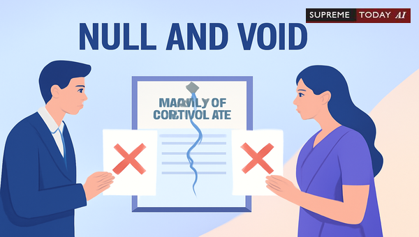 Legal Status of Second Marriage Without Divorce: Void Ab Initio Implications and Precedents