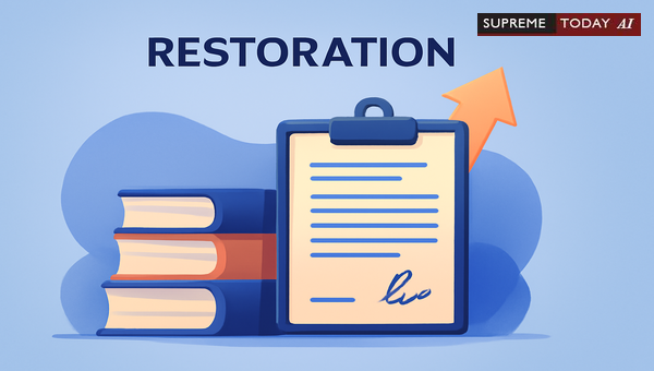 Maintainability of Second Restoration Applications under CPC Without Challenging First Dismissal