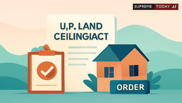 Section 10 vs Section 13: UP Land Ceiling Act Guide