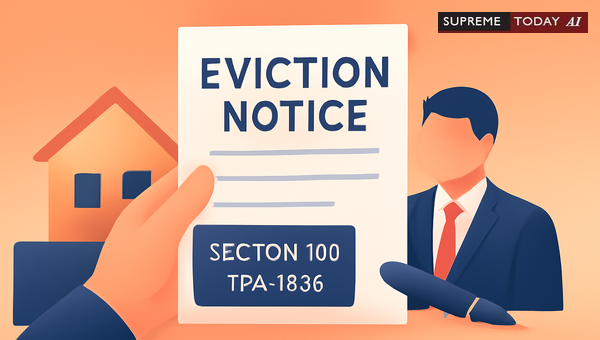 Termination of Tenancies Under Section 106 of the Transfer of Property Act, 1882