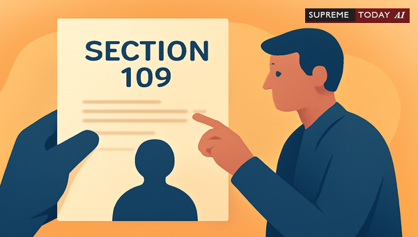 Does Section 109 IPC Require a Positive Act of Abetment Prior to the Commission of a Crime?