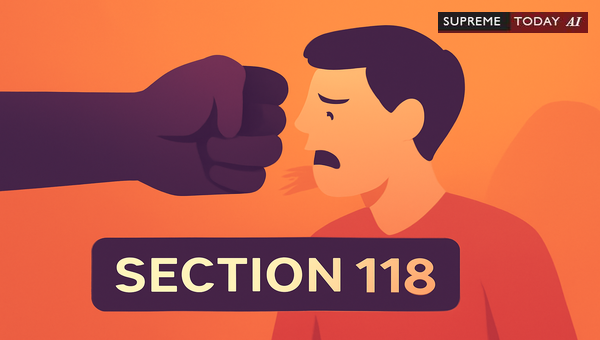 Criminal Liability for Rash Acts: Applying Section 118(1) of the Bharatiya Nyaya Sanhita