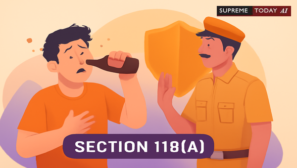 Section 118(a) Kerala Police Act: Judicial Nexus and Evidence Standards for Public Intoxication Cases