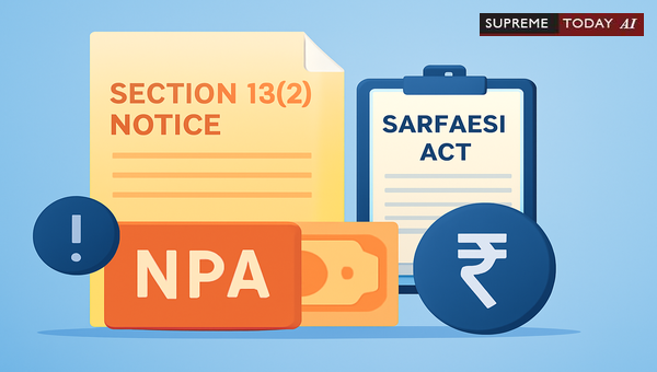Legality of Section 13(2) SARFAESI Act Notices Issued Before NPA Classification