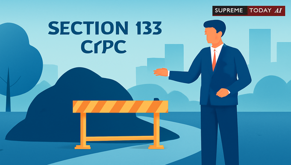 Restoring Public Roads and Pathways: Applying Section 133 CrPC Executive Magistrate Powers
