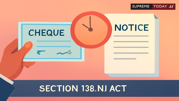Is a Section 138 Complaint Filed Within 30 Days of Cheque Dishonor Maintainable?