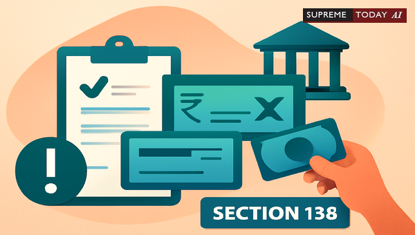 Section 138 NI Act Applicability to Unlawful and Illegal Transactions in India