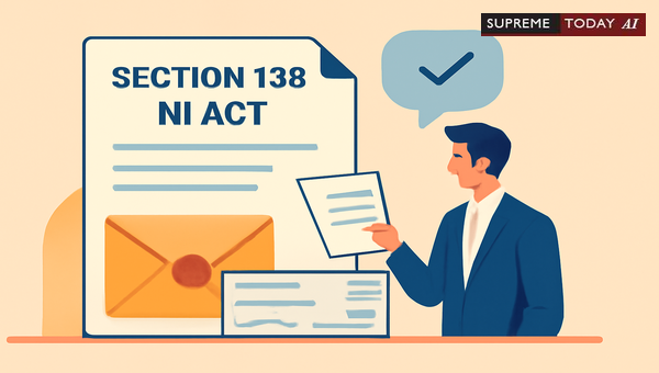 Section 138 NI Act Legal Notice: Does Incorrect Addressee Name Invalidate Cheque Bounce Cases?