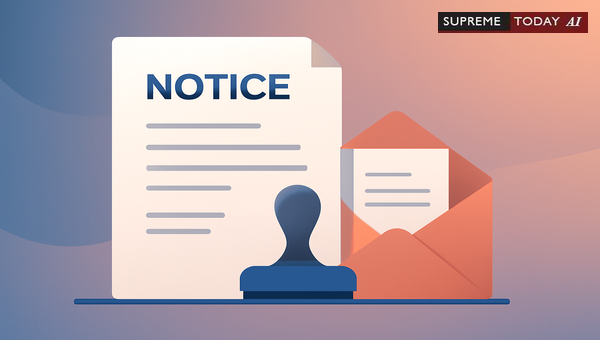 Validity of NI Act Section 138 Statutory Notice Returned as Addressee Out of Station