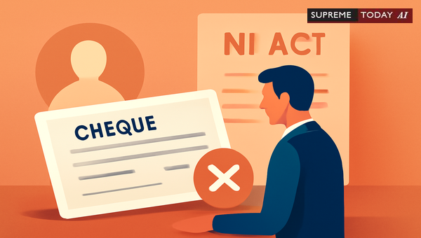 Section 138 NI Act: Why Wrong Drawer Name Invalidates Cheque Bounce Prosecution