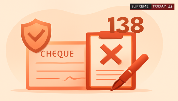 Section 138 Negotiable Instruments Act Liability for Dishonoured Cheques and Legal Defence Standards