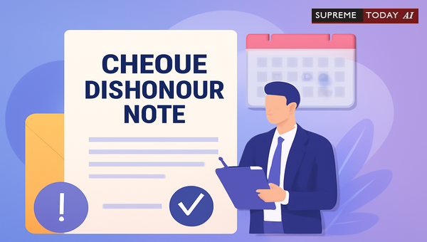 Section 138 Cheque Bounce Notice 15-Day Requirement and Complainant Entity Status