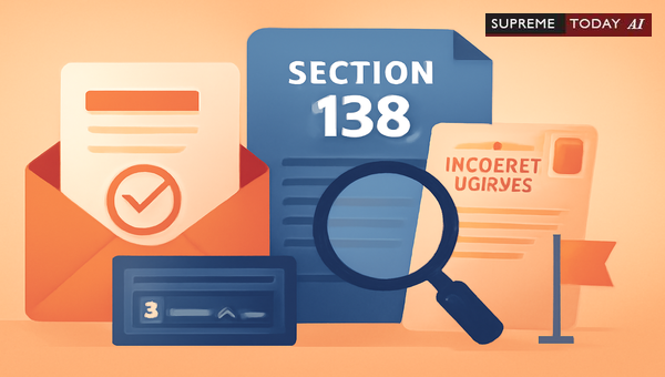 When Is a Section 138 Notice Valid If Sent to an Incorrect Address in a Cheque Bounce Case?