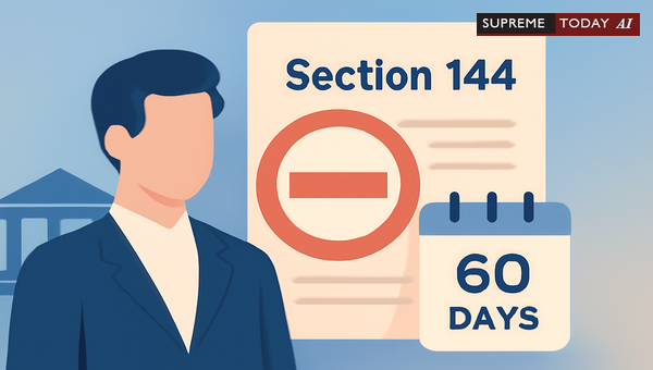 Mandatory 60-Day Expiry for Section 144 CrPC Orders and Judicial Oversight